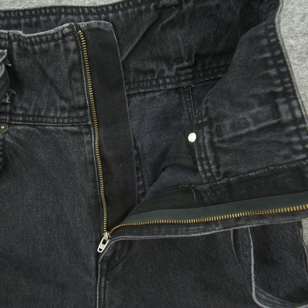Reformation Jeans Womens 29 Black Belted High Waist Mom Jean Denim  90s - Picture 4 of 12